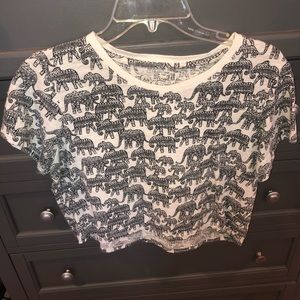 Elephant Crop Top
